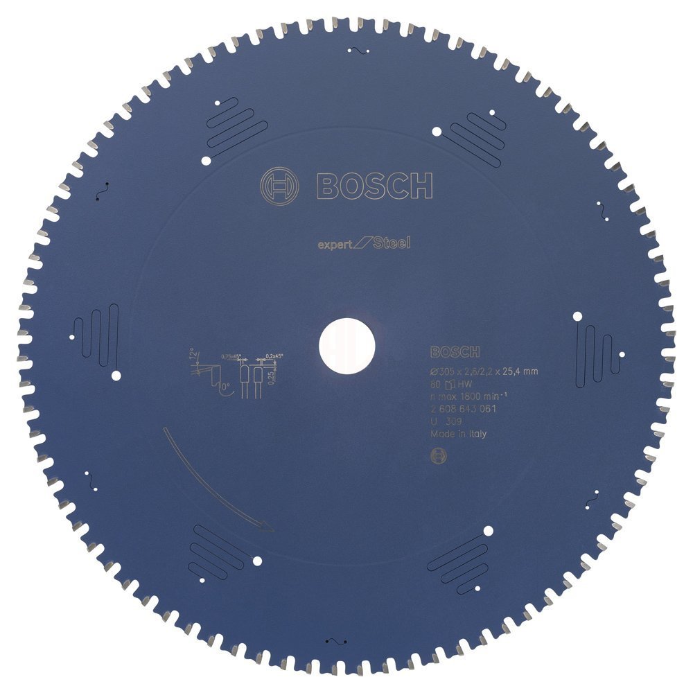 EXST Daire Testere Bıçağı 305*25,40 mm 80 D G Yedek Parça, Aksesuar ve Bakım Onarım Hizmeti