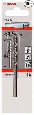 HSS-G Metal Matkap Ucu 4,5*80 mm 1li Yedek Parça, Aksesuar ve Bakım Onarım Hizmeti