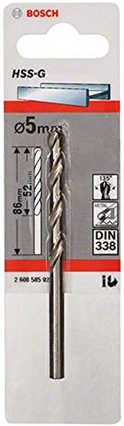 HSS-G Metal Matkap Ucu 5*86 mm 1li Yedek Parça, Aksesuar ve Bakım Onarım Hizmeti