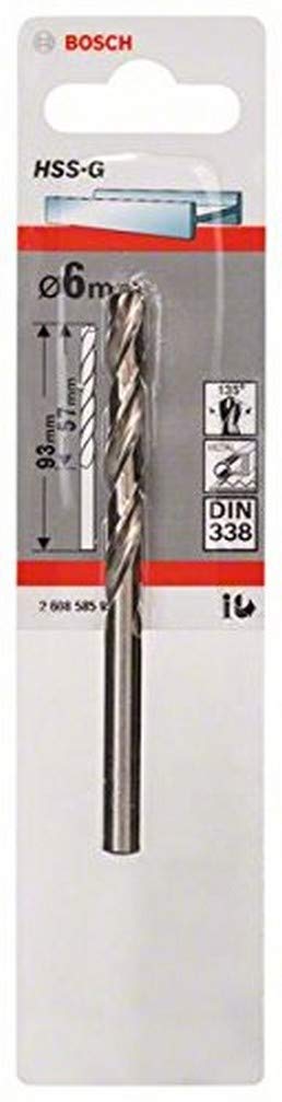 HSS-G Metal Matkap Ucu 6*93 mm 1li Yedek Parça, Aksesuar ve Bakım Onarım Hizmeti