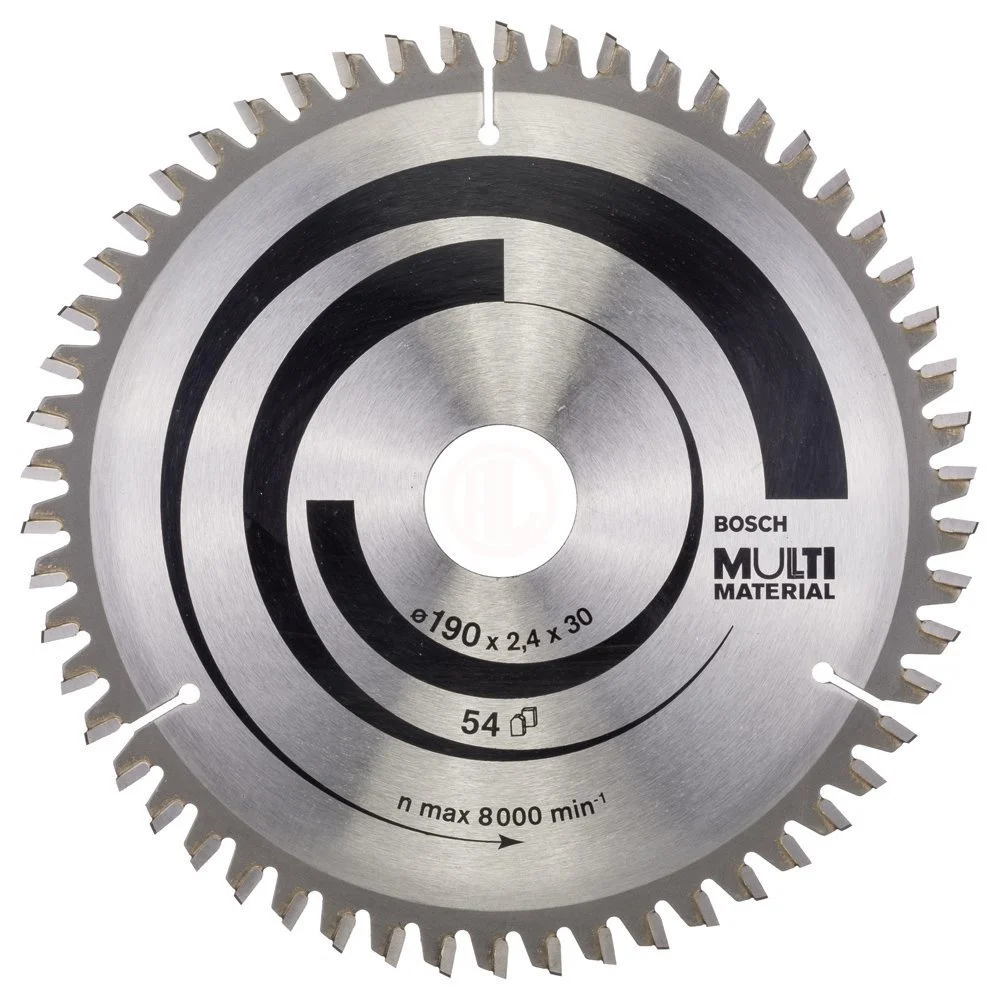 MM Daire Testere Bıçağı 190*30 mm 54 D E Yedek Parça, Aksesuar ve Bakım Onarım Hizmeti
