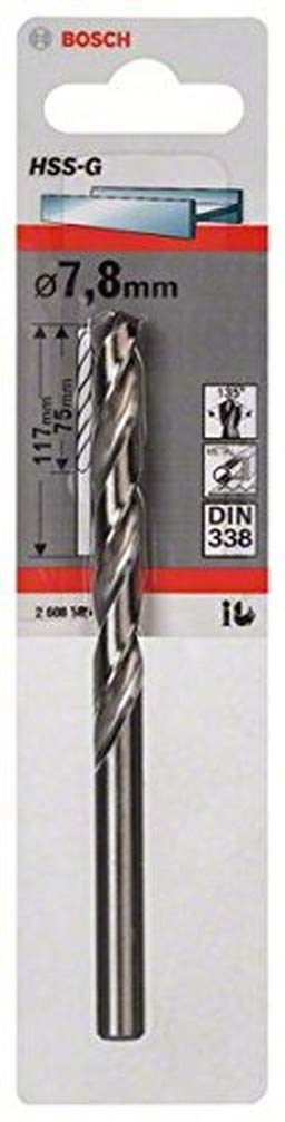 HSS-G Metal Matkap Ucu 7,8*117 mm 1li Yedek Parça, Aksesuar ve Bakım Onarım Hizmeti