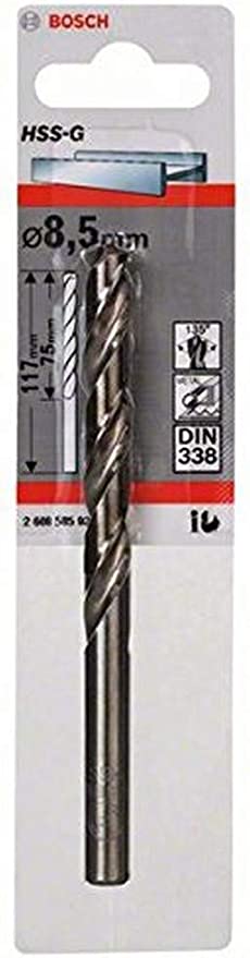 HSS-G Metal Matkap Ucu 8,5*117 mm 1li Yedek Parça, Aksesuar ve Bakım Onarım Hizmeti