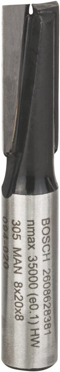 SDW Çift Oluklu Düz Freze Ucu 8*8*51 mm Yedek Parça, Aksesuar ve Bakım Onarım Hizmeti
