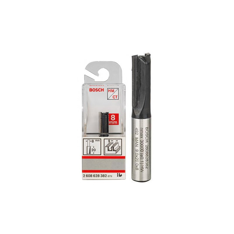 SDW Çift Oluklu Düz Freze Ucu 8*9*51 mm Yedek Parça, Aksesuar ve Bakım Onarım Hizmeti