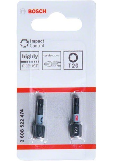 ImpactC Vidalama Ucu T20*25mm 2li Yedek Parça, Aksesuar ve Bakım Onarım Hizmeti