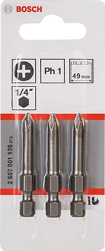 ExtraHard Vidalama Ucu PH1*49 mm 3lü Yedek Parça, Aksesuar ve Bakım Onarım Hizmeti