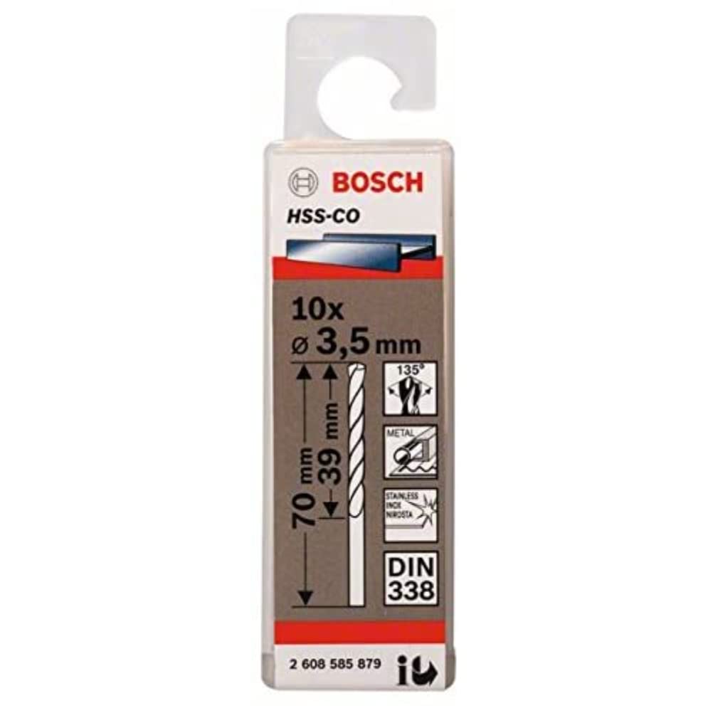 HSS-Co Metal Matkap Ucu 3,5*70 mm 10lu Yedek Parça, Aksesuar ve Bakım Onarım Hizmeti