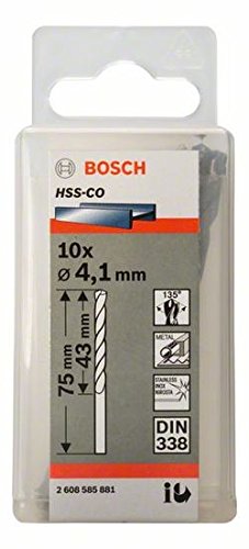HSS-Co Metal Matkap Ucu 4,1*75 mm 10lu Yedek Parça, Aksesuar ve Bakım Onarım Hizmeti