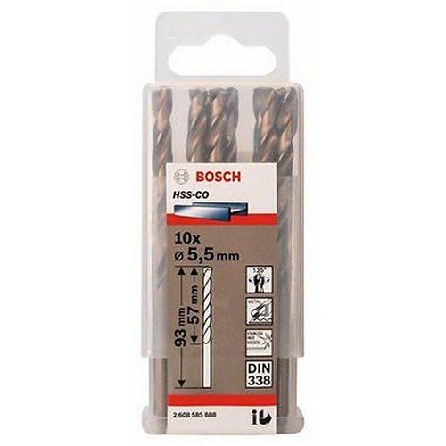 HSS-Co Metal Matkap Ucu 5,5*93 mm 10lu Yedek Parça, Aksesuar ve Bakım Onarım Hizmeti