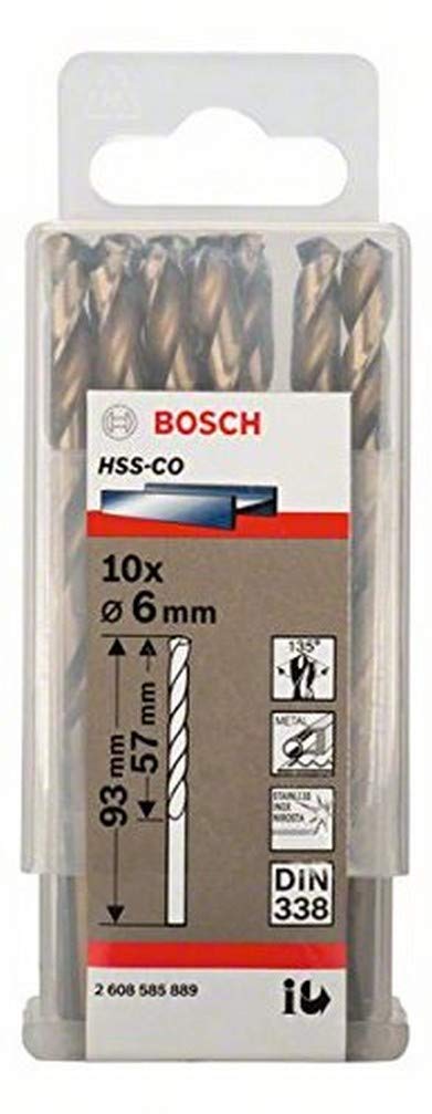 HSS-Co Metal Matkap Ucu 6*93 mm 10lu Yedek Parça, Aksesuar ve Bakım Onarım Hizmeti