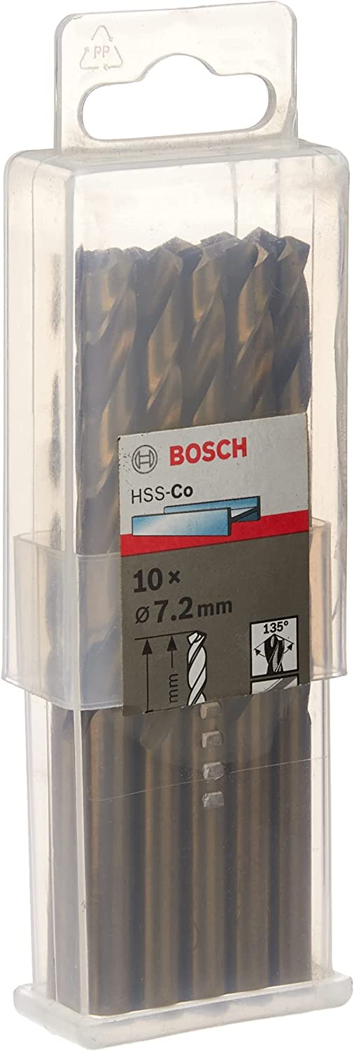HSS-Co Metal Matkap Ucu 7,2*109 mm 10lu Yedek Parça, Aksesuar ve Bakım Onarım Hizmeti