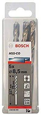 HSS-Co Metal Matkap Ucu 8,5*117 mm 5li Yedek Parça, Aksesuar ve Bakım Onarım Hizmeti