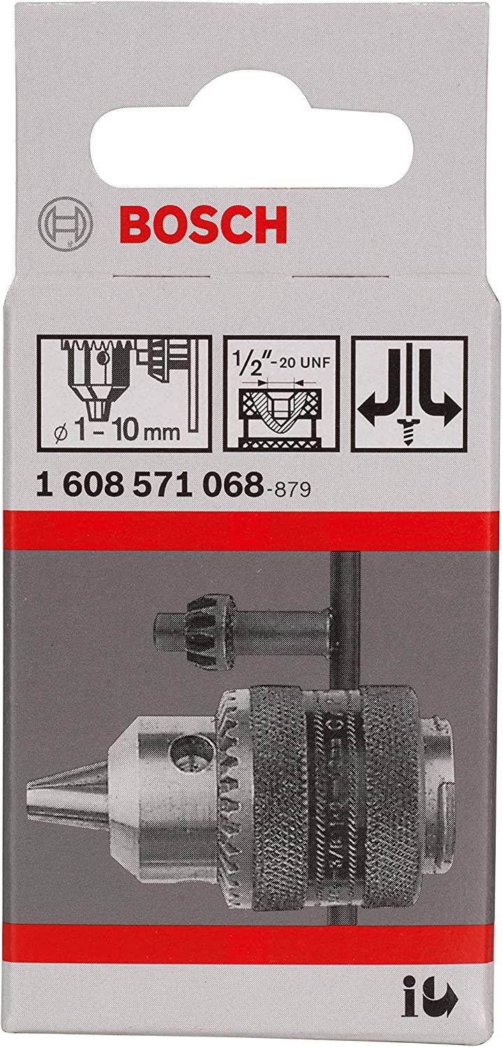 Anahtarlı Mandren 1/2 inç -20UNF> Ø1-10 mm v3 Yedek Parça, Aksesuar ve Bakım Onarım Hizmeti