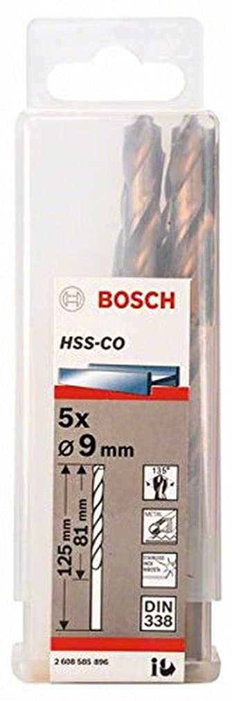 HSS-Co Metal Matkap Ucu 9*125 mm 5li Yedek Parça, Aksesuar ve Bakım Onarım Hizmeti