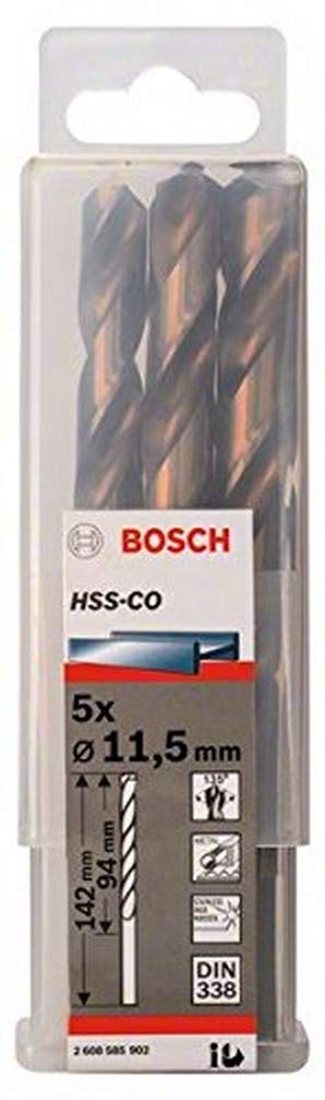 HSS-Co Metal Matkap Ucu 11,5*142 mm 5li Yedek Parça, Aksesuar ve Bakım Onarım Hizmeti