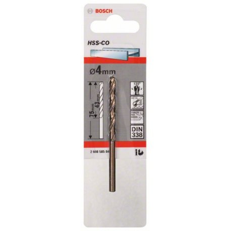 HSS-Co Metal Matkap Ucu 4*75 mm 1li Yedek Parça, Aksesuar ve Bakım Onarım Hizmeti