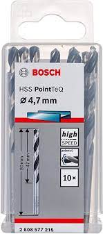 HSSPointTeQ Metal Matkap Ucu 4,7mm 10lu Yedek Parça, Aksesuar ve Bakım Onarım Hizmeti