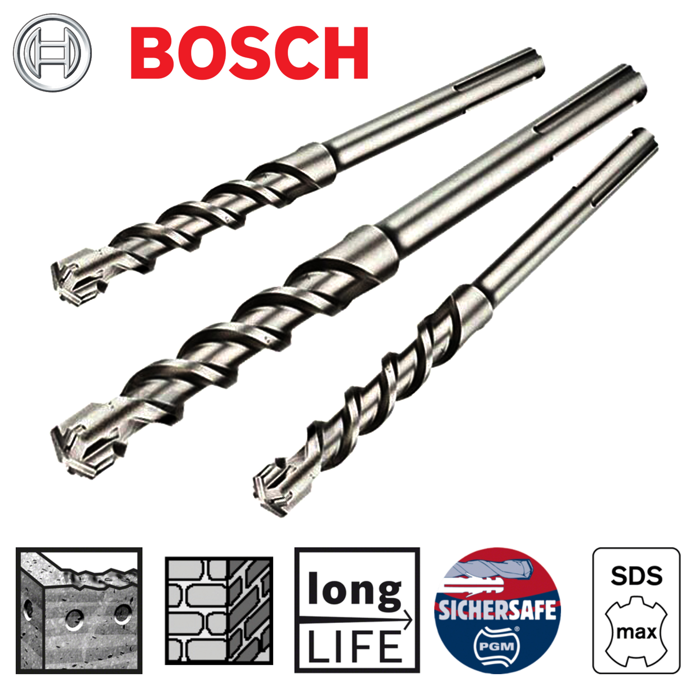 SDS-Max-4 Kırıcı Delici Ucu 25*520 mm 1li Yedek Parça, Aksesuar ve Bakım Onarım Hizmeti