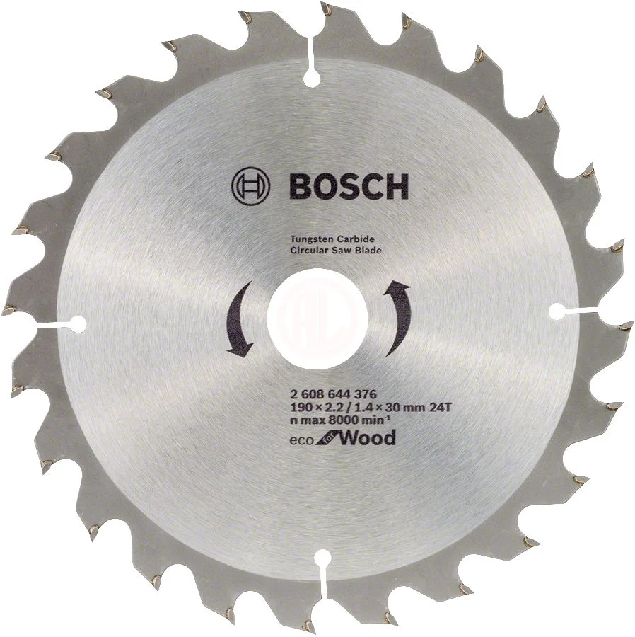 ECOW Daire Testere Bıçağı 190*30 mm 24 D E Yedek Parça, Aksesuar ve Bakım Onarım Hizmeti