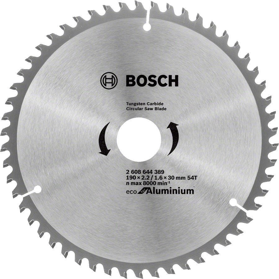 ECOAL Daire Testere Bıçağı 190*30 mm 54 D E Yedek Parça, Aksesuar ve Bakım Onarım Hizmeti