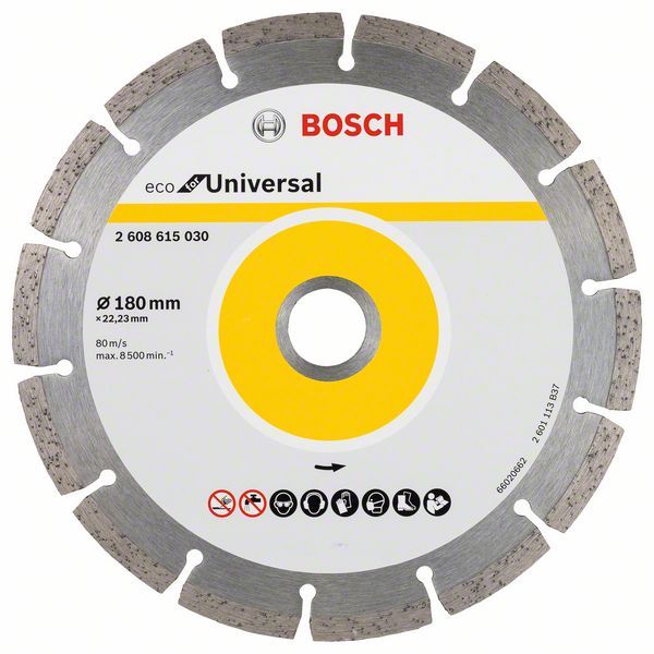 Elmas Kesme Disk EFUniv 180*22,23mm 9+1 Yedek Parça, Aksesuar ve Bakım Onarım Hizmeti
