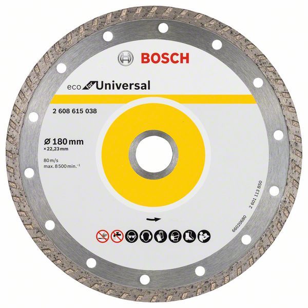 Elmas Kesme Disk EFUnivT 180*22,23mm Yedek Parça, Aksesuar ve Bakım Onarım Hizmeti