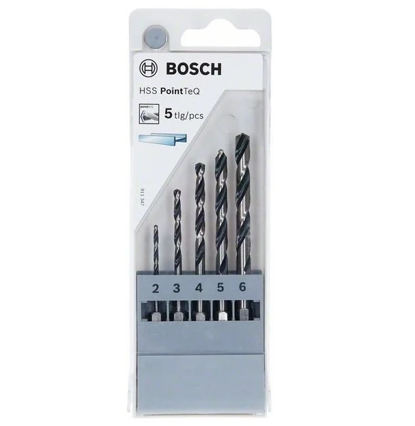 HSSPointTeQ HEX Metal Matkap Uç Set 5li Yedek Parça, Aksesuar ve Bakım Onarım Hizmeti