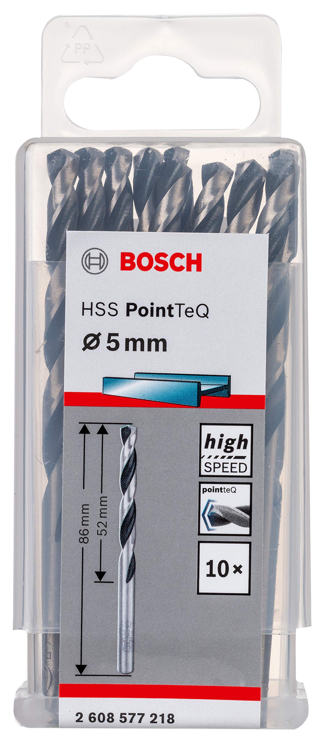 HSSPointTeQ Metal Matkap Ucu 5,0mm 10lu Yedek Parça, Aksesuar ve Bakım Onarım Hizmeti