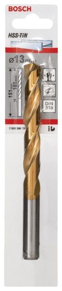 HSS-TiN Metal Matkap Ucu 13*151 mm 1li Yedek Parça, Aksesuar ve Bakım Onarım Hizmeti