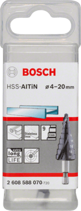 HSS-AlTiN 9 Kademe Matkap Ucu HEX 4-20mm Yedek Parça, Aksesuar ve Bakım Onarım Hizmeti
