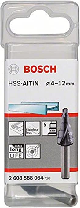 HSS-AlTiN 5 Kademeli Matkap Ucu 4-12 mm Yedek Parça, Aksesuar ve Bakım Onarım Hizmeti