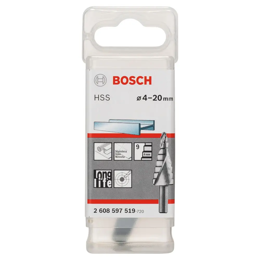 HSS 9 Kademeli Matkap Ucu 4-20 mm Yedek Parça, Aksesuar ve Bakım Onarım Hizmeti