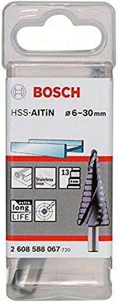 HSS-AlTiN 13 Kademeli Matkap Ucu 6-30 mm Yedek Parça, Aksesuar ve Bakım Onarım Hizmeti