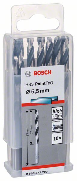 HSSPointTeQ Metal Matkap Ucu 5,5mm 10lu Yedek Parça, Aksesuar ve Bakım Onarım Hizmeti