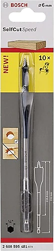SCS Yaprak Ahşap Matkap Ucu HEX 6*152mm Yedek Parça, Aksesuar ve Bakım Onarım Hizmeti