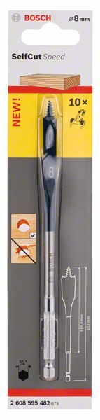 SCS Yaprak Ahşap Matkap Ucu HEX 8*152mm Yedek Parça, Aksesuar ve Bakım Onarım Hizmeti