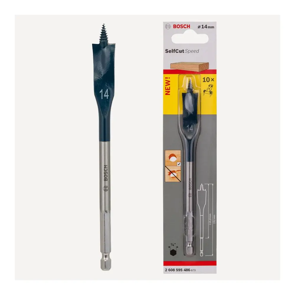 SCS Yaprak Ahşap Matkap Ucu HEX 16*152mm Yedek Parça, Aksesuar ve Bakım Onarım Hizmeti