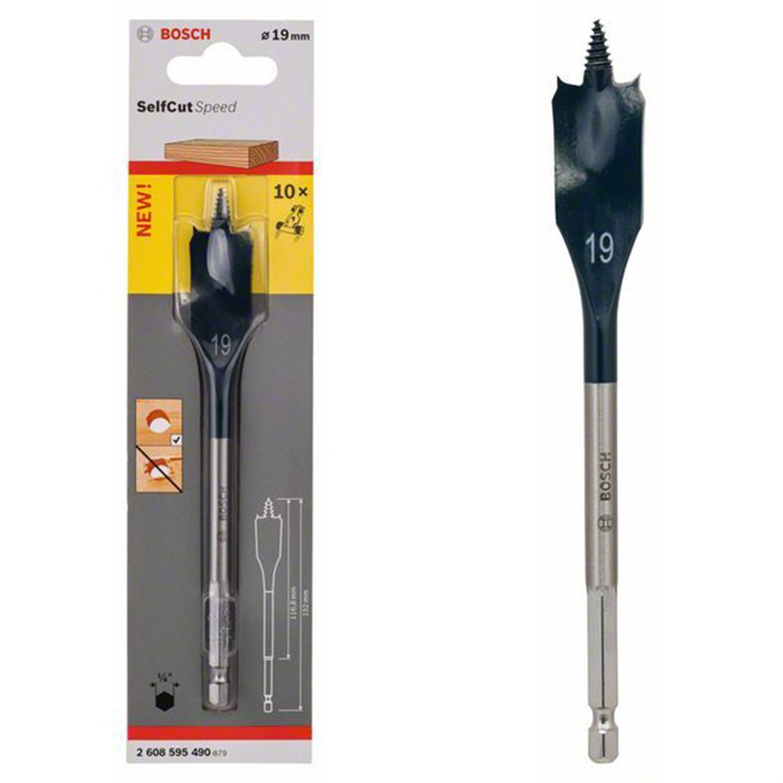 SCS Yaprak Ahşap Matkap Ucu HEX 19*152mm Yedek Parça, Aksesuar ve Bakım Onarım Hizmeti