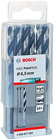 HSSPointTeQ Metal Matkap Ucu 6,5mm 10lu Yedek Parça, Aksesuar ve Bakım Onarım Hizmeti