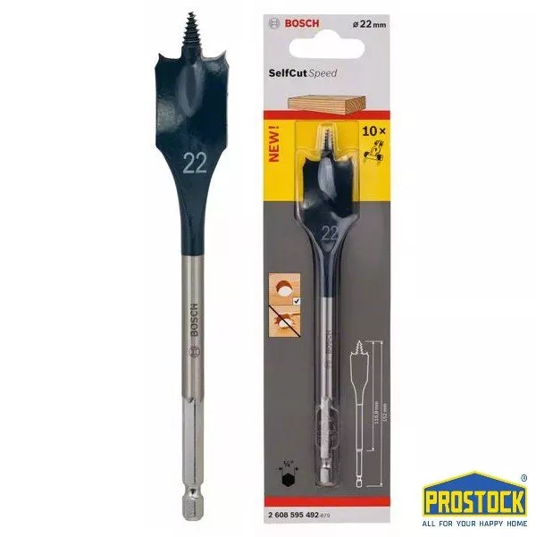 SCS Yaprak Ahşap Matkap Ucu HEX 22*152mm Yedek Parça, Aksesuar ve Bakım Onarım Hizmeti