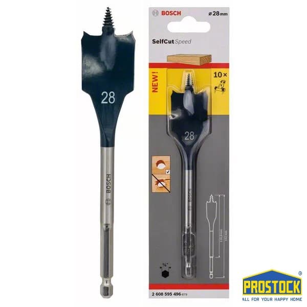 SCS Yaprak Ahşap Matkap Ucu HEX 28*152mm Yedek Parça, Aksesuar ve Bakım Onarım Hizmeti