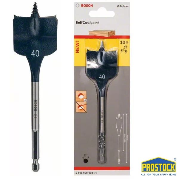 SCS Yaprak Ahşap Matkap Ucu HEX 40*152mm Yedek Parça, Aksesuar ve Bakım Onarım Hizmeti