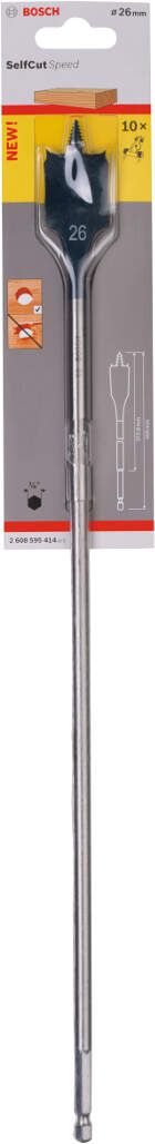 SCS Yaprak Ahşap Matkap Ucu HEX 26*400mm Yedek Parça, Aksesuar ve Bakım Onarım Hizmeti
