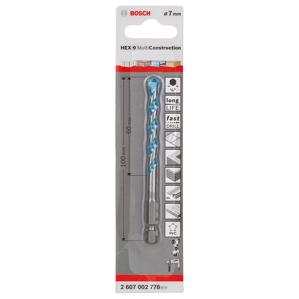 HEX-9 MC Çok Amaçlı Matkap Ucu 7*100mm Yedek Parça, Aksesuar ve Bakım Onarım Hizmeti