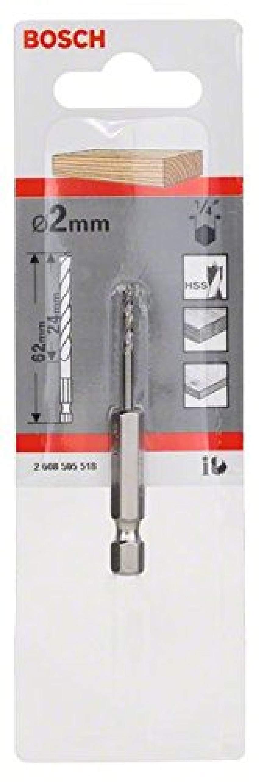 HEX Şaftlı Ahşap Matkap Ucu 2*62 mm Yedek Parça, Aksesuar ve Bakım Onarım Hizmeti