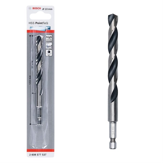 HSSPointTeQ HEX Metal Matkap Ucu 10.0mm Yedek Parça, Aksesuar ve Bakım Onarım Hizmeti
