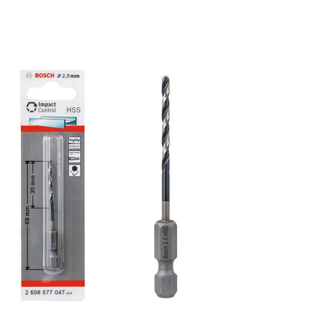 ImpactC HEX Metal Matkap Ucu 2,5*69 mm Yedek Parça, Aksesuar ve Bakım Onarım Hizmeti