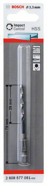ImpactC HEX Metal Matkap Ucu 3,5*79 mm Yedek Parça, Aksesuar ve Bakım Onarım Hizmeti