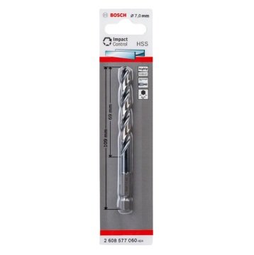 ImpactC HEX Metal Matkap Ucu 7,0*109 mm Yedek Parça, Aksesuar ve Bakım Onarım Hizmeti